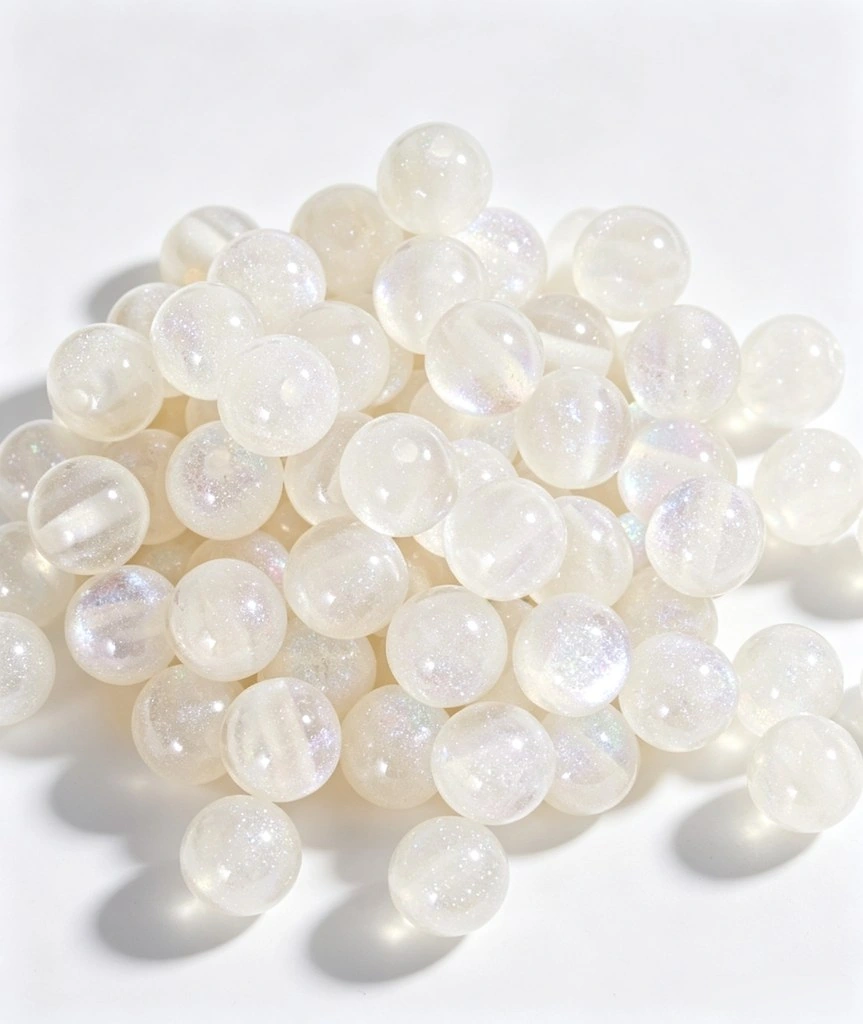 8mm 白色塑料珠