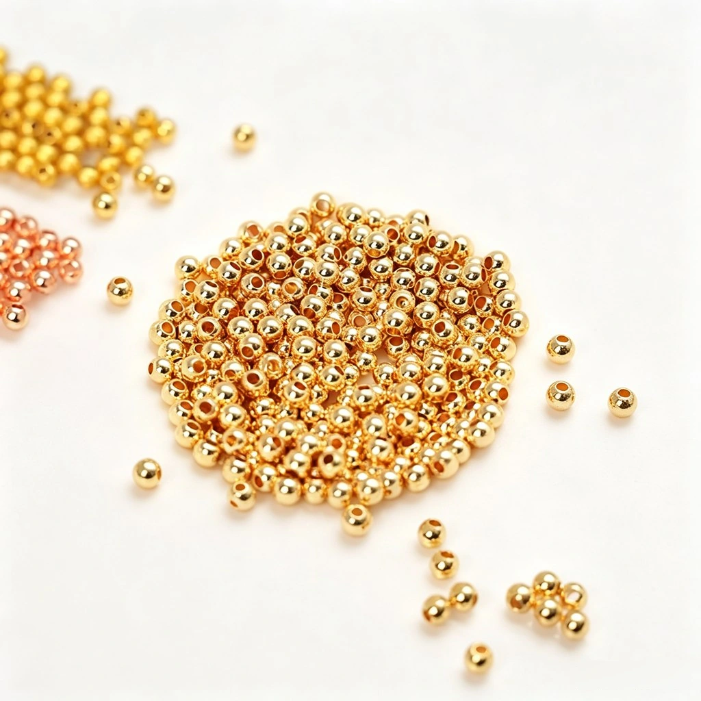 2mm Alloy Gold Spacer Beads