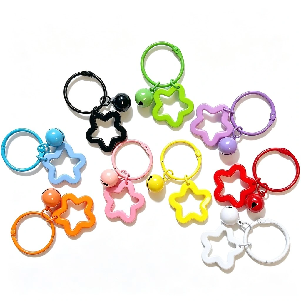Alloy Perler Bead Keychain